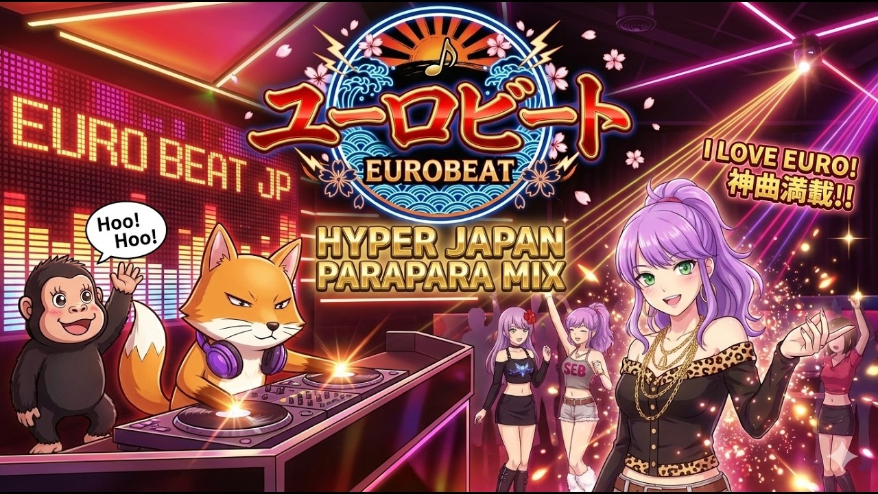 ユーロビート】EUROBEAT DJ Kenichi Hyper Japan ParaPara Mix