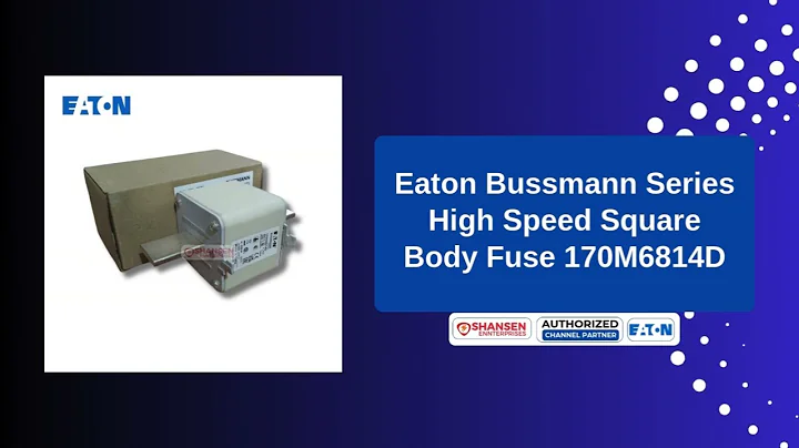 🎥Eaton Bussmann Series High Speed Square Body Fuse 170M6814D #eatonbussmann #fuse