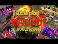 WE HIT THE JACKPOT AT ROUND 1 BOWLING &amp; AMUSEMENT !! 15,000 POINTS! ( The Wizard Of Oz Coin Pusher )