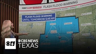 Storms slow over DFW; heavy rain continues and threat shifts to flooding