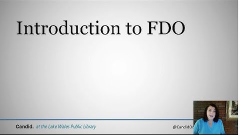 FDO Introduction for Grantseekers