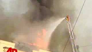 Massive Fire Destroys Apts. Near Philadelphia