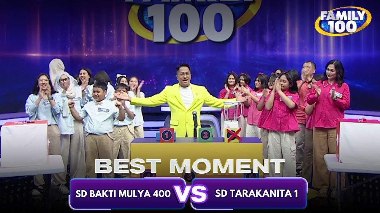 Duel Seru! SD Bakti Mulya 400 VS SD Tarakanita 1 Demi Hadiah Utama - Family 100 (1/8/25)