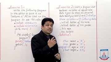 Class 10 - Computer Studies - Chapter 1 - Lecture 9 - Programming Exercises: 1 & 2 - Allied Schools