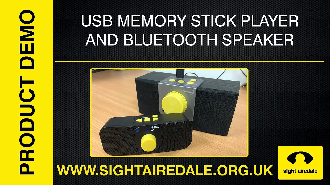 The Sovereign USB MP3 Memory Stick Player and Speaker - YouTube