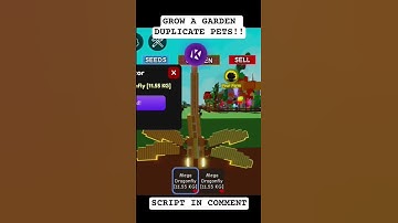 DUPLICATE PET IN GROW A GARDEN #roblox #growagarden #script #duplicate #trend #shorts