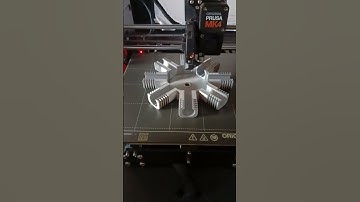 Radial Engine 3D Printed #mechanical #engineering #3dprinting