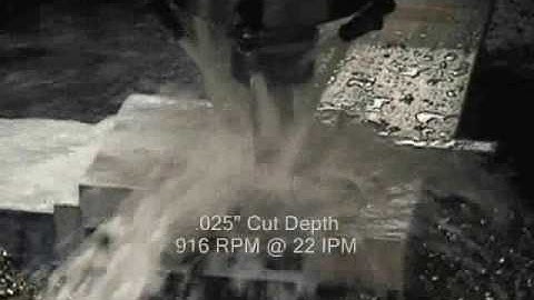 Milltronics CNC: VM20 Milling Titanium