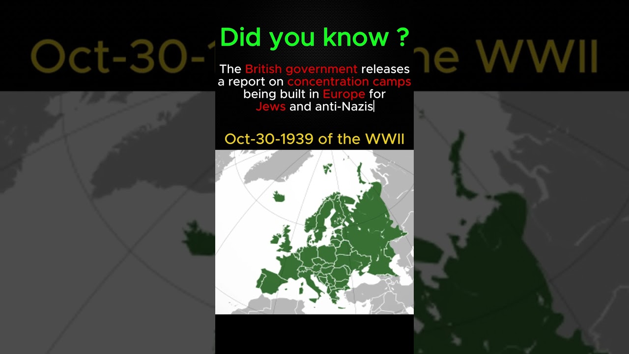 WWII 30-Oct-1939 - Britain Warns of Nazi Concentration Camps in Europe
