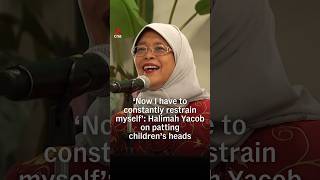 ‘Now I have to constantly restrain myself’: Halimah Yacob on patting children’s heads