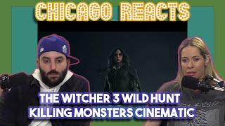The Witcher 3 Wild Hunt - The Trail Opening Cinematic - YouTubers React