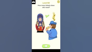 🤷‍♂️Delete Puzzle🥳 : Erase One Part All Levels-60 (iOS,Android) Gameplay #shorts