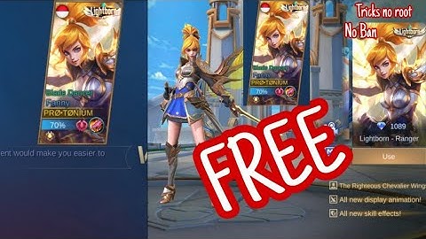 Free Skin Fanny Lightborn How get tricks 2020 REVAMP || NO ROOT ~ MOBILE LEGEND