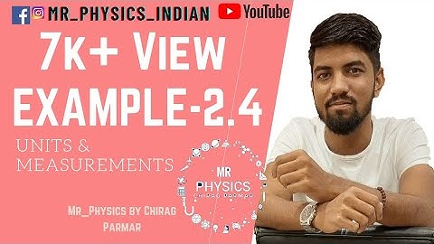 CLASS 11 CHAPTER 2  (EXAMPLE 2.4)