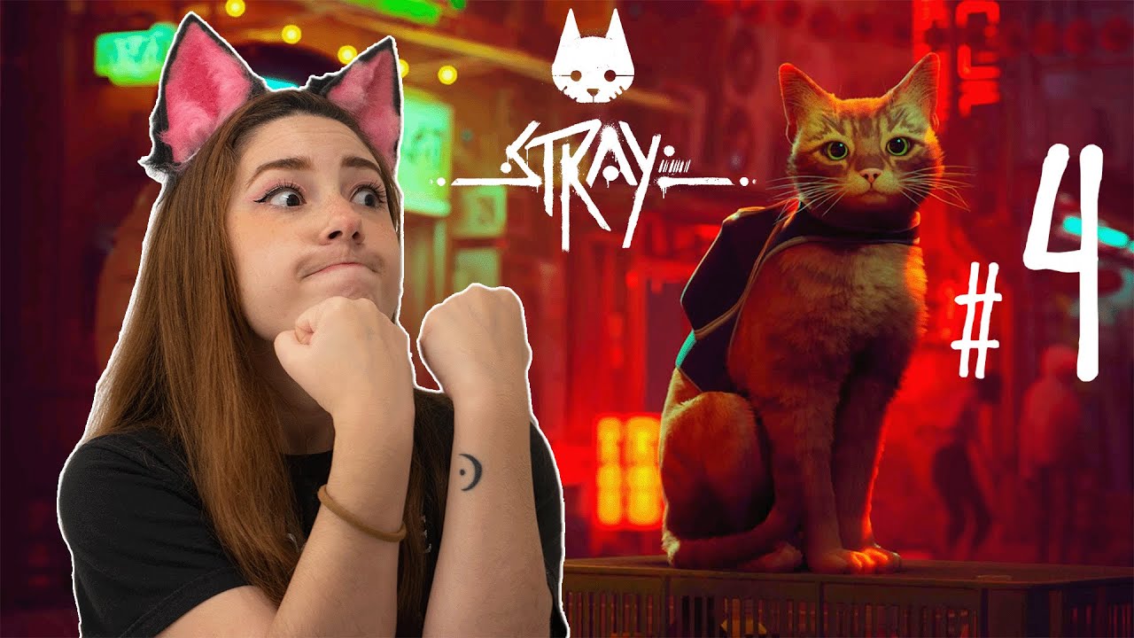 QUEM DISSE QUE EU SÓ TENHO 9 VIDAS? - Louca por gatos joga STRAY #4 │Obsidiana Cosplay