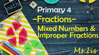 Primary 4 - Mixed Numbers & Improper Fractions screenshot 1