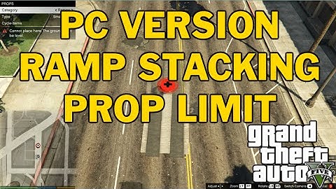 GTA 5 PC Content Creator Ramp Stacking & Prop limits