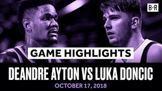 DeAndre Ayton Comes Out On Top In Rookie Showdown Versus Luka Doncic | 18 PTS, 10 REB, 6 AST