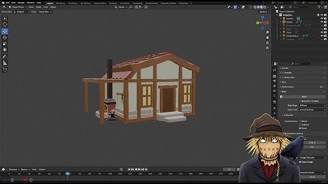 3D modeling a blacksmith shop! | Blender