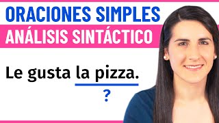 ANÁLISIS Sintáctico de ORACIONES SIMPLES 🟨 Sintaxis