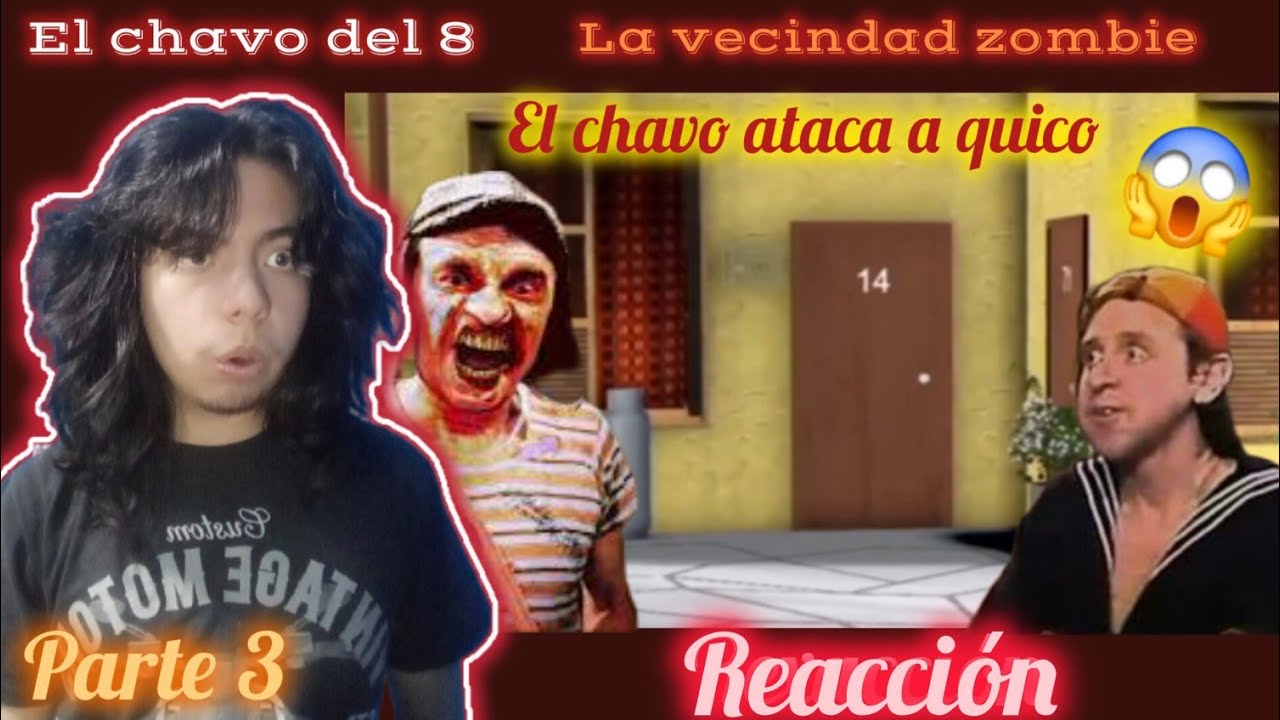 Reaccionando a el chavo del 8 - La vecindad zombie (parte 3)