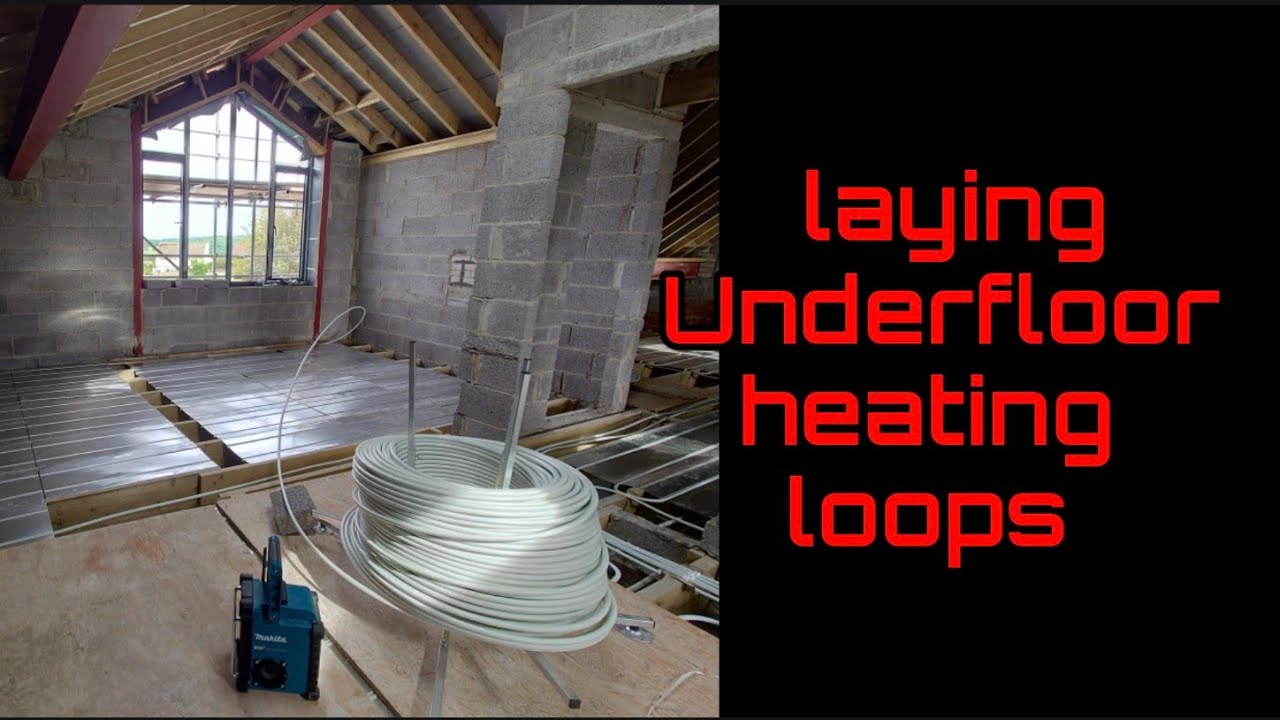 Full House Underfloor Heating Job Laying the upstairs loops. YouTube