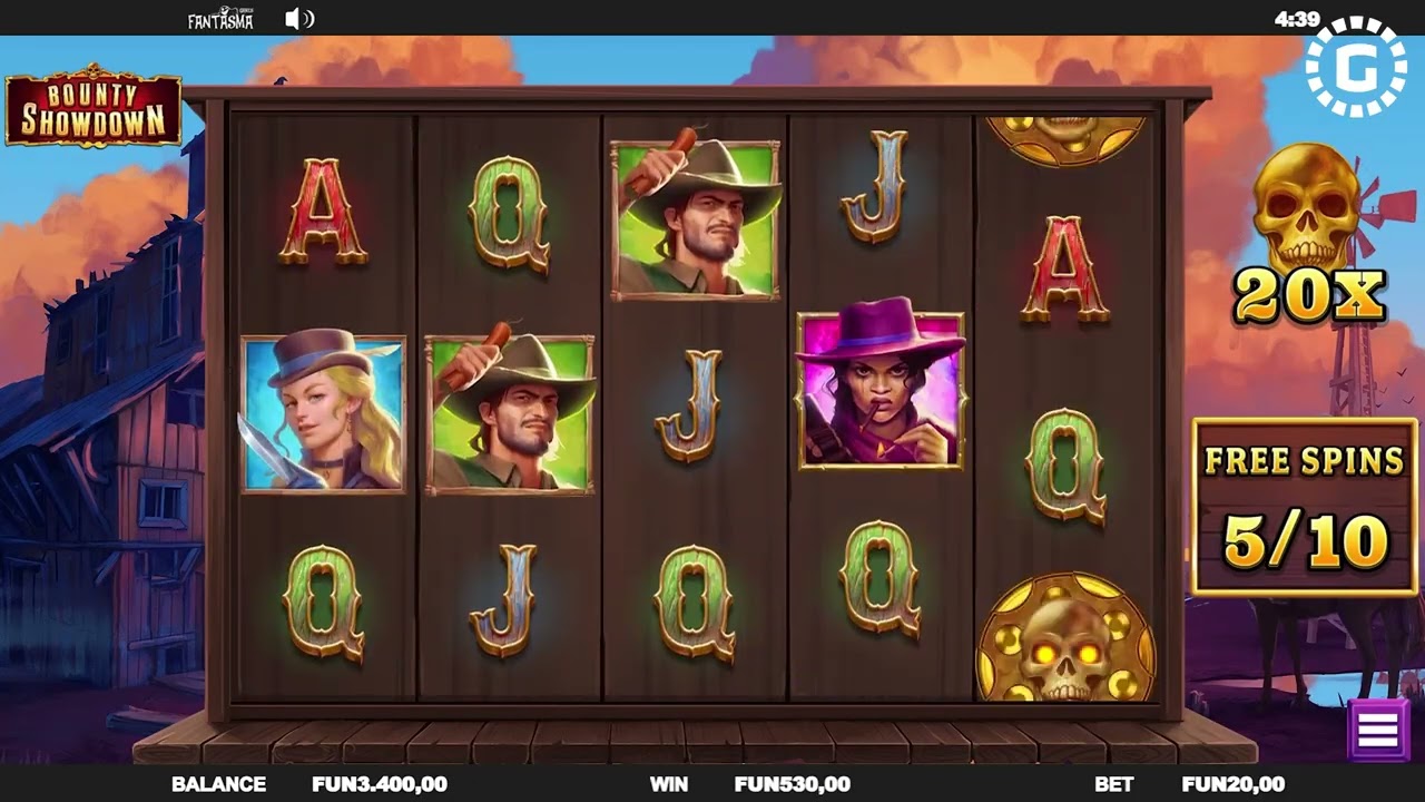 Bounty Showdown by Fantasma Games Slot Features | GamblerID