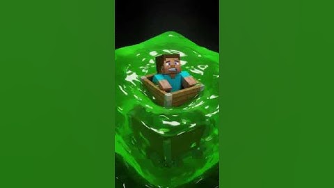 Minecraft new giant slime blocks physics simulator #DreamScreenAI