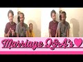 Q&A (Marriage Life) Love & Marriage ♥️