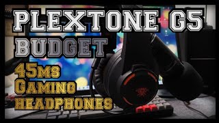 Budget gaming low latency Bluetooth headphones! Plextone G5 [NAKED Reveal]