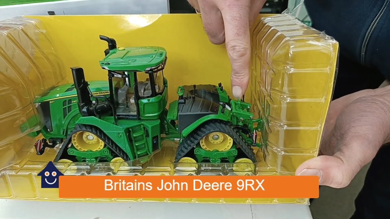 Tracteur avec chenilles John Deere 9620RX Bruder