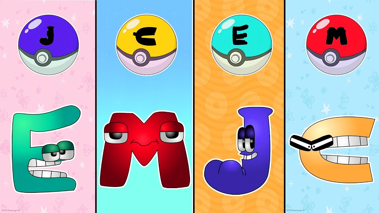 The Alphabet Adventure: Catch the Letters with Poké Balls 🔵🎮 |  Funny Animation