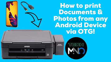 How to Print Documents from any Android Device via OTG! - Quick & Easy! IT