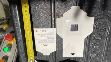 Folder gluer. Packaging for envelope. Cardholder