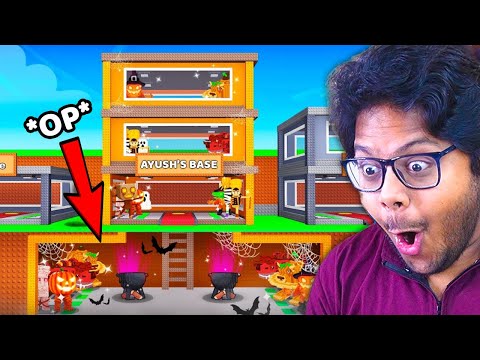 We Made SECRET SPOOKY BASE In Halloween FRIGHTROT Update In Steal A Brainrot Roblox 