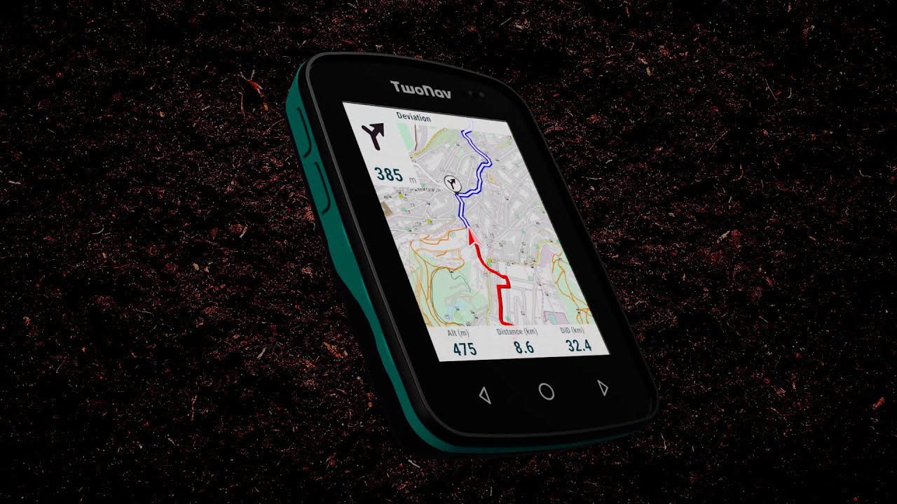 TwoNav Terra, GPS de Sports avec écran Large 3,7 Pouces pour Montagne,  randonnée, VTT, vélo avec Cartes incluses