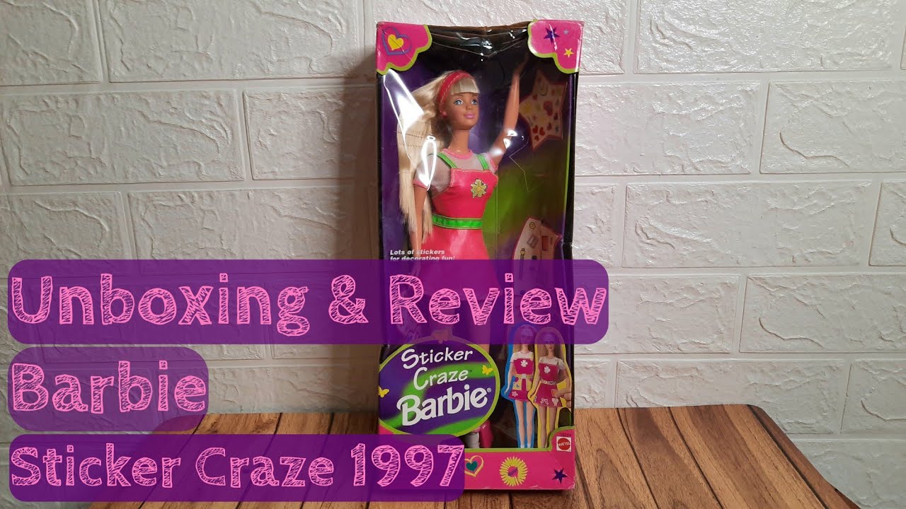 Barbie Vintage Sticker Craze 1997