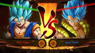 DRAGON BALL FighterZ Ssgss vegtio vs Ssgss gogeta