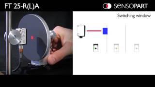 Miniature distance sensor FT 25-R(L)A Teach-in Switching output