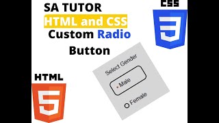 Custom Radio Button Using HTML and CSS