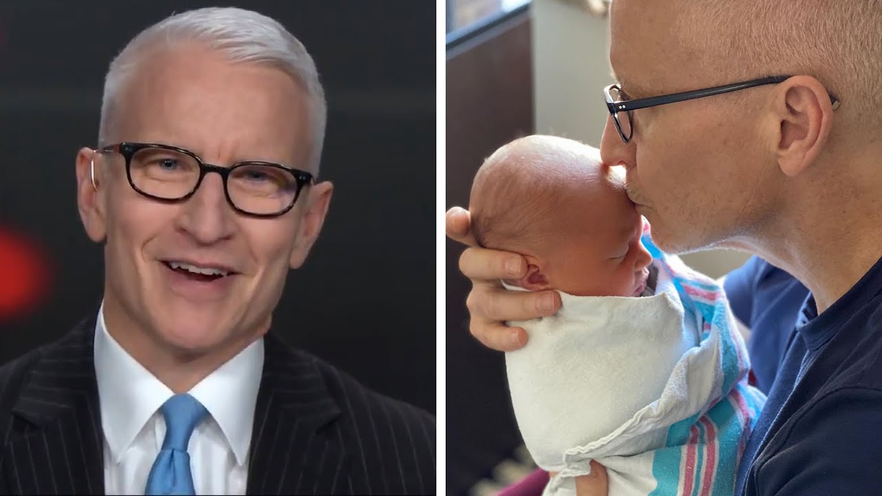 Watch Anderson Cooper Fight Back Tears Talking About Newborn Son On -Air