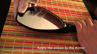 Motorcycle Mirror Buzz and Vibration Fix! DIY, help with blurry buzzy rattles for mirror plastic.