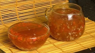 How To Cook Chilli Garlic Dipping Sauce By Nikhil Merchant