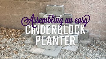 Building a Cinderblock Planter | (Almost) As Easy As Building with Legos!