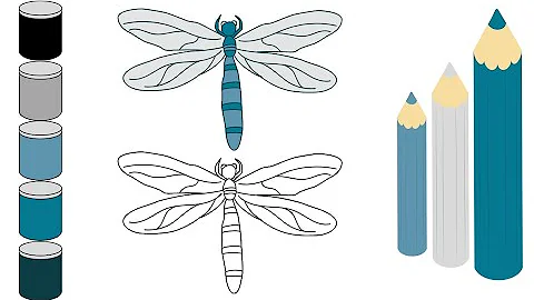How To Draw A Dragonfly | Easy Dragonfly Drawing Tutorial | Drawing And Coloring For Toddlers