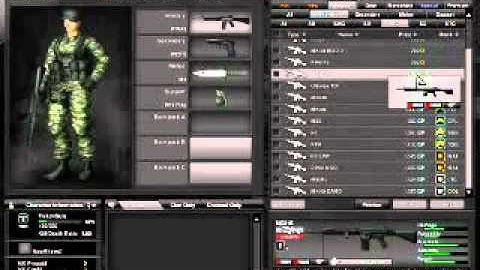 Combat Arms Shop and character tutorial