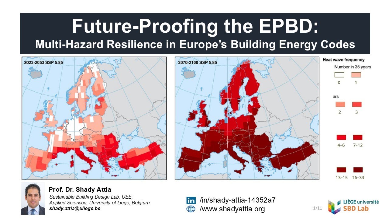 EPBD: устойчивость к различным опасностям в европейских строительных нормах энергоэффективности
