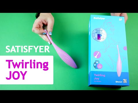 SATISFYER: Twirling Joy - смарт вибратор для клитора с тонким кончиком, полный обзор