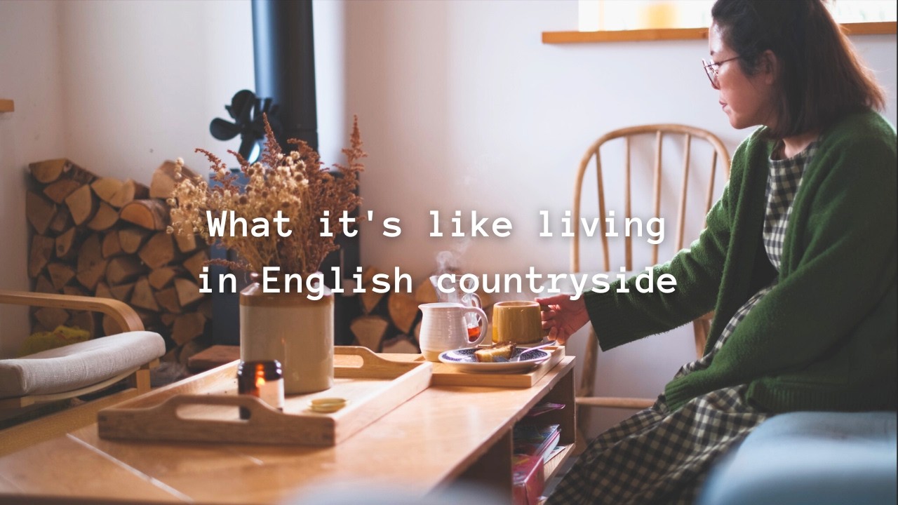 【暮らしのvlog】英国田舎の森のある暮らし/森で食べる朝ごはん/ラベンダードライフラワーでインテリアアレンジ/イギリス北部田舎暮らし/猫のいる暮らし