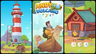 Andy Volcano: Tile Match Story Gameplay Video & Apk screenshot 2